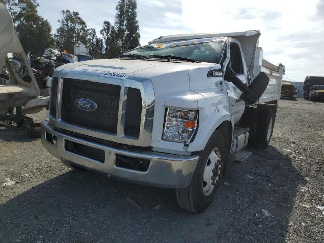 1FDNF6DEXKDF13468 - 2019 FORD F650 SUPER DUTY WHITE photo 2