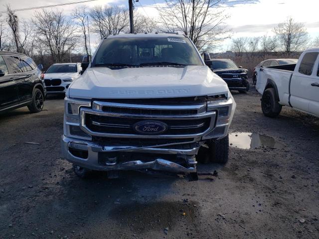 1FT8W3BT6NEE35237 - 2022 FORD F350 SUPER DUTY WHITE photo 5