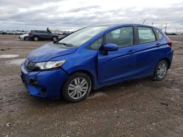 3HGGK5H57HM707693 - 2017 HONDA FIT LX BLUE photo 1