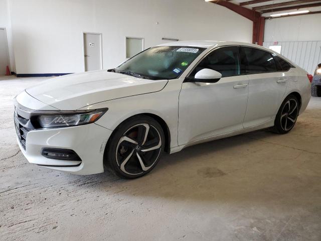 1HGCV1F32JA251167 - 2018 HONDA ACCORD SPORT WHITE photo 1