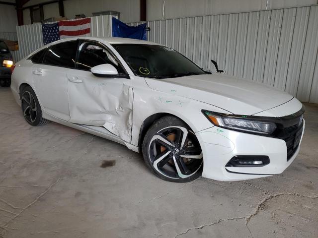 1HGCV1F32JA251167 - 2018 HONDA ACCORD SPORT WHITE photo 4