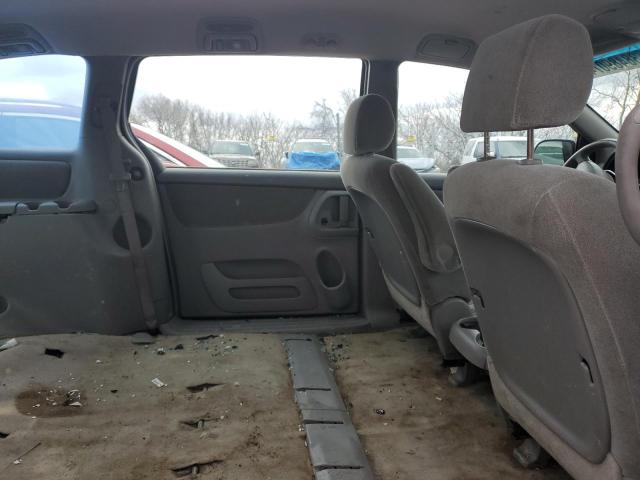 5TDZA23C46S560700 - 2006 TOYOTA SIENNA CE SILVER photo 10