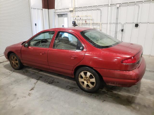 1MEFM66L9YK602364 - 2000 MERCURY MYSTIQUE LS RED photo 2