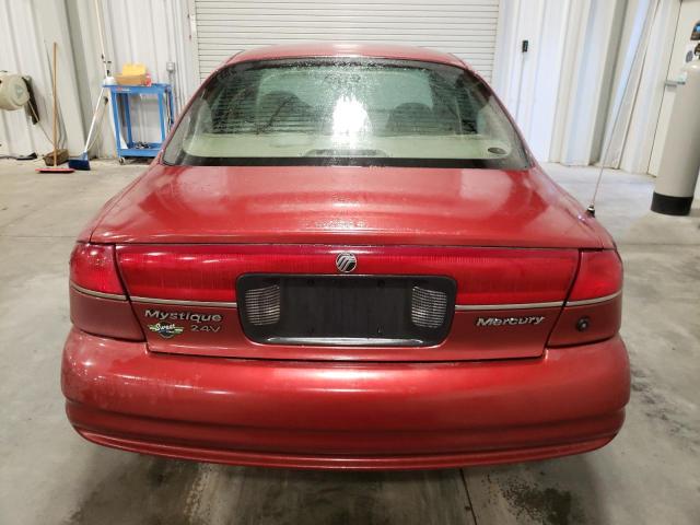 1MEFM66L9YK602364 - 2000 MERCURY MYSTIQUE LS RED photo 6