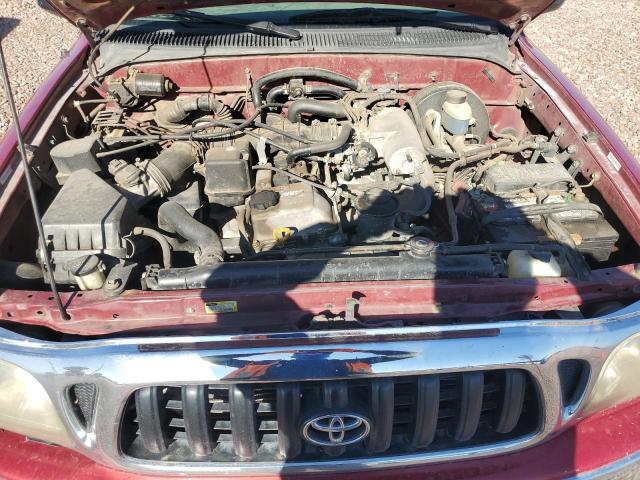 5TESM92NX3Z169117 - 2003 TOYOTA TACOMA XTRACAB PRERUNNER 红色 照片 11