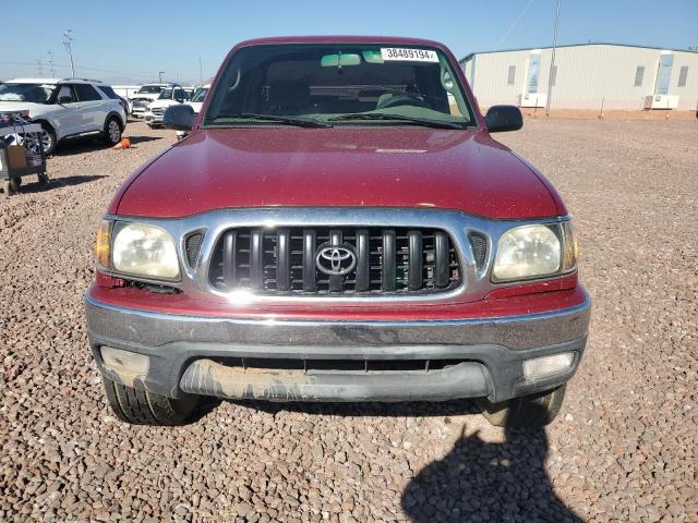 5TESM92NX3Z169117 - 2003 TOYOTA TACOMA XTRACAB PRERUNNER RED photo 5