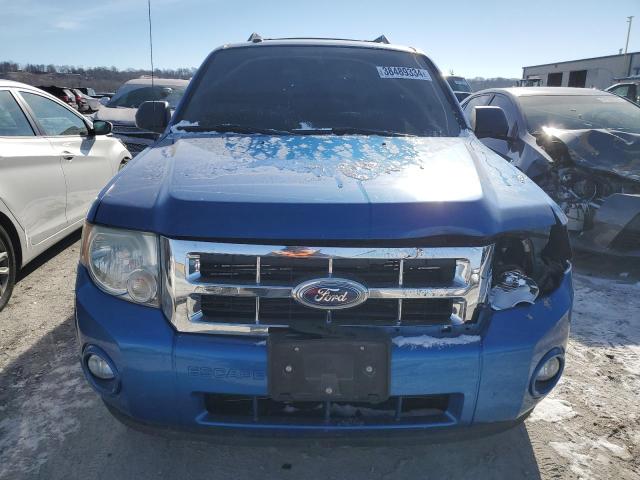 1FMCU0DG7BKA07636 - 2011 FORD ESCAPE XLT BLUE photo 5