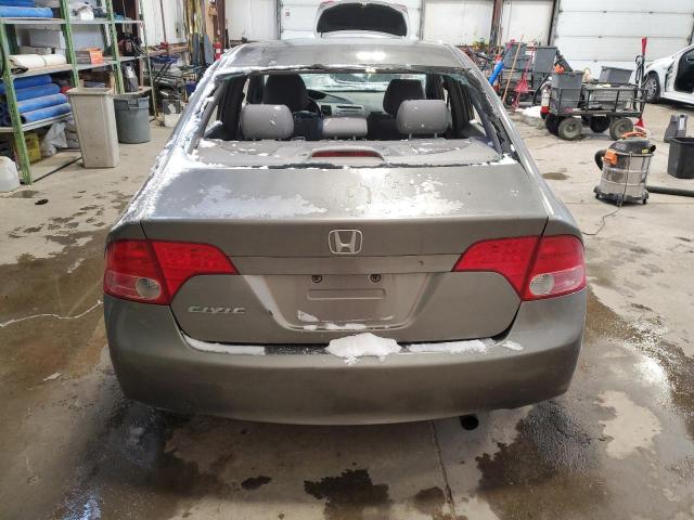 2HGFA162X7H041040 - 2007 HONDA CIVIC DX GRAY photo 6