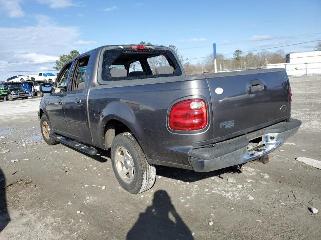 1FTRW07623KB49504 - 2003 FORD F150 SUPERCREW GRAY photo 2