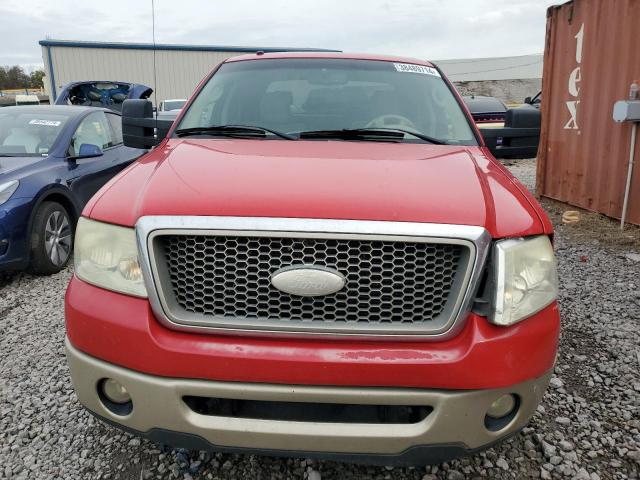 1FTPW12V78FB72188 - 2008 FORD F150 SUPERCREW RED photo 5