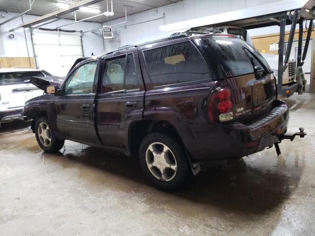 1GNDT13SX82116891 - 2008 CHEVROLET TRAILBLAZE LS PURPLE photo 2