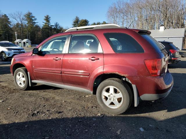 2CKDL73F376236511 - 2007 PONTIAC TORRENT MAROON photo 2