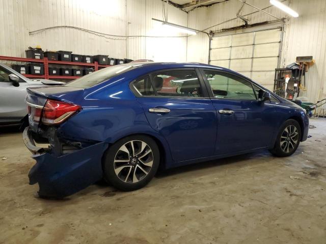 19XFB2F84DE056792 - 2013 HONDA CIVIC EX BLUE photo 3