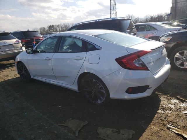 2HGFC2E8XLH598840 - 2020 HONDA CIVIC SPORT 白色 照片 2