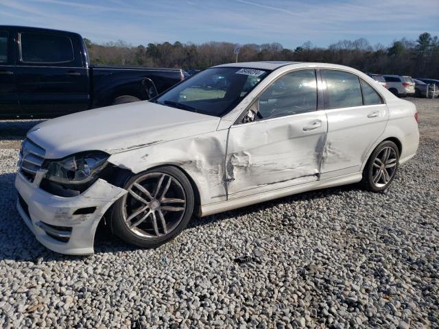 WDDGF4HB3DR266324 - 2013 MERCEDES-BENZ C 250 WHITE photo 1