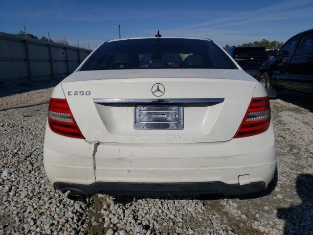 WDDGF4HB3DR266324 - 2013 MERCEDES-BENZ C 250 WHITE photo 6