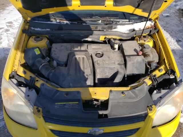 1G1AT18H797270111 - 2009 CHEVROLET COBALT LT YELLOW photo 11