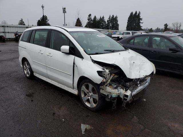 JM1CR293670138812 - 2007 MAZDA 5 WHITE photo 4