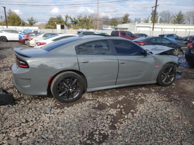 2C3CDXGJ3KH692539 - 2019 DODGE CHARGER SCAT PACK GRAY photo 3