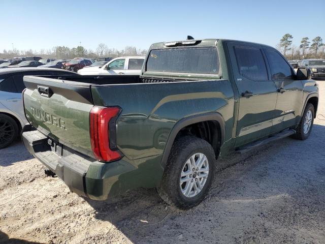 5TFLA5DB8NX013581 - 2022 TOYOTA TUNDRA CREWMAX SR GREEN photo 3