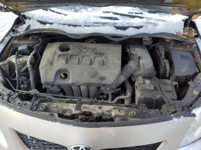 2T1BU40E49C100475 - 2009 TOYOTA COROLLA BASE BEIGE photo 11