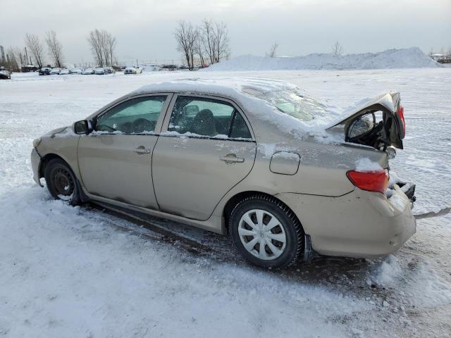 2T1BU40E49C100475 - 2009 TOYOTA COROLLA BASE BEIGE photo 2