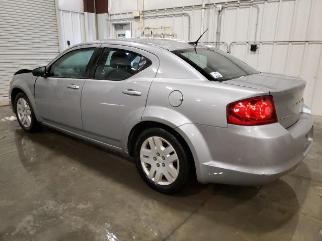 1C3CDZAB6EN223745 - 2014 DODGE AVENGER SE SILVER photo 2