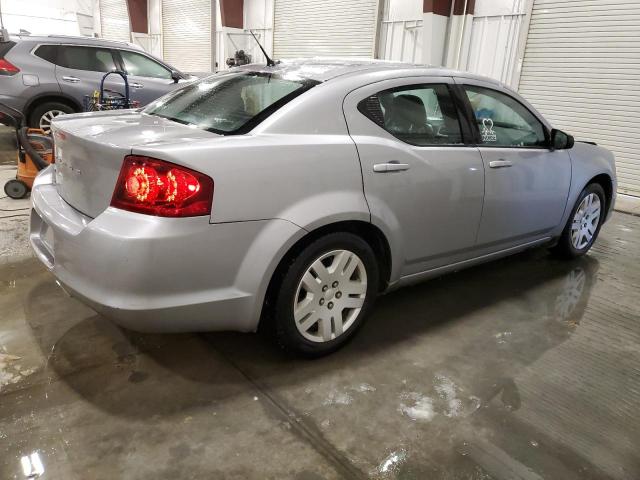 1C3CDZAB6EN223745 - 2014 DODGE AVENGER SE SILVER photo 3