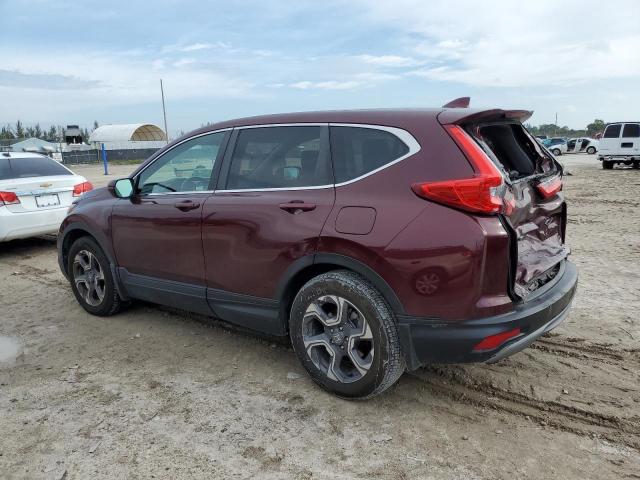 7FARW1H83JE034513 - 2018 HONDA CR-V EXL BURGUNDY photo 2