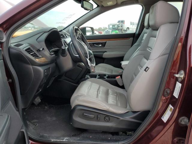 7FARW1H83JE034513 - 2018 HONDA CR-V EXL BURGUNDY photo 7