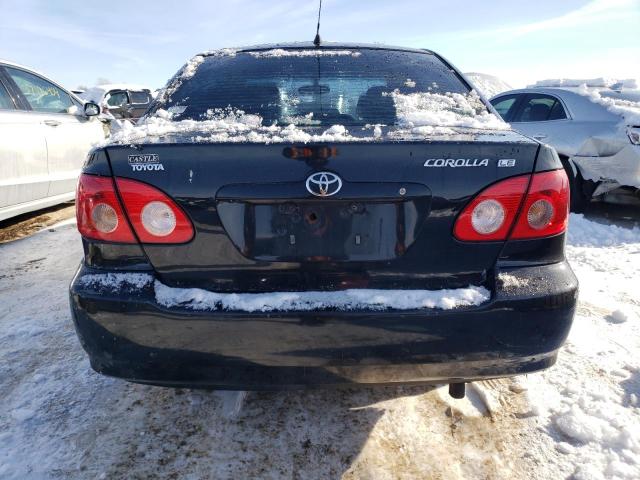 1NXBR30E28Z029687 - 2008 TOYOTA COROLLA CE BLACK photo 6