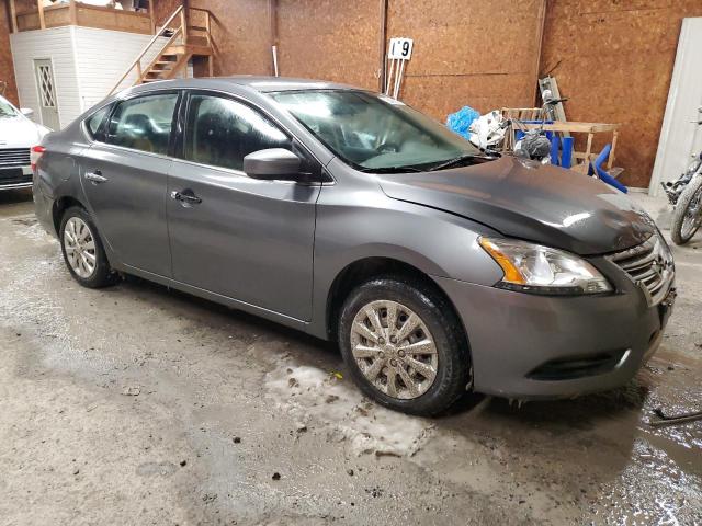 3N1AB7AP4FL633490 - 2015 NISSAN SENTRA S GRAY photo 4