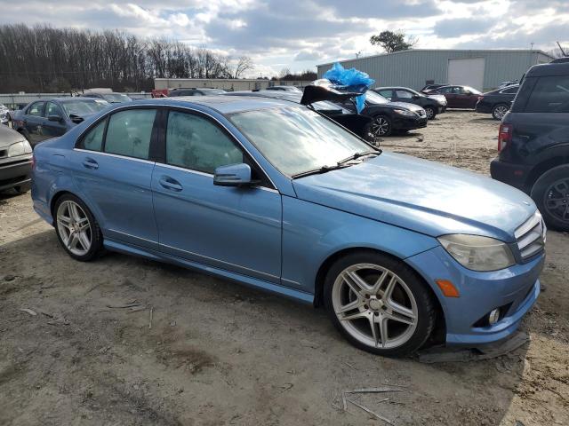 WDDGF5EB8AF452786 - 2010 MERCEDES-BENZ C 300 BLUE photo 4