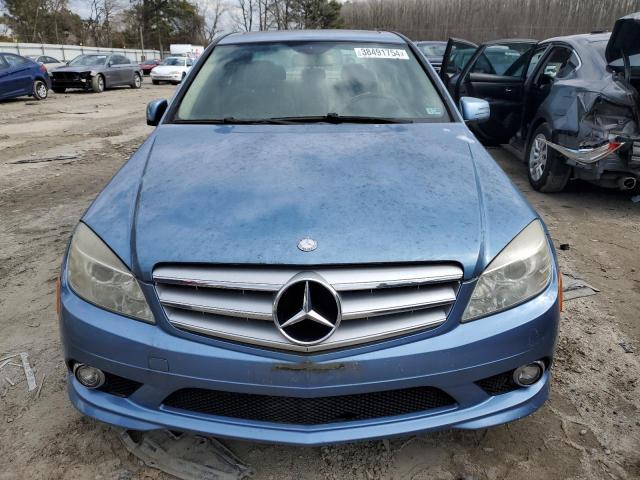 WDDGF5EB8AF452786 - 2010 MERCEDES-BENZ C 300 BLUE photo 5