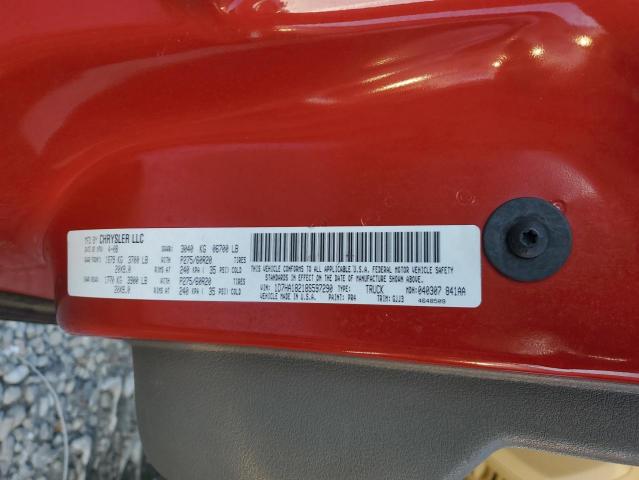 1D7HA18218S597290 - 2008 DODGE RAM 1500 ST RED photo 12