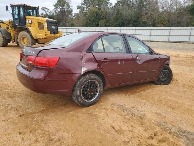 5NPET46C19H475355 - 2009 HYUNDAI SONATA GLS RED photo 3