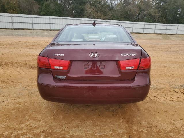 5NPET46C19H475355 - 2009 HYUNDAI SONATA GLS RED photo 6