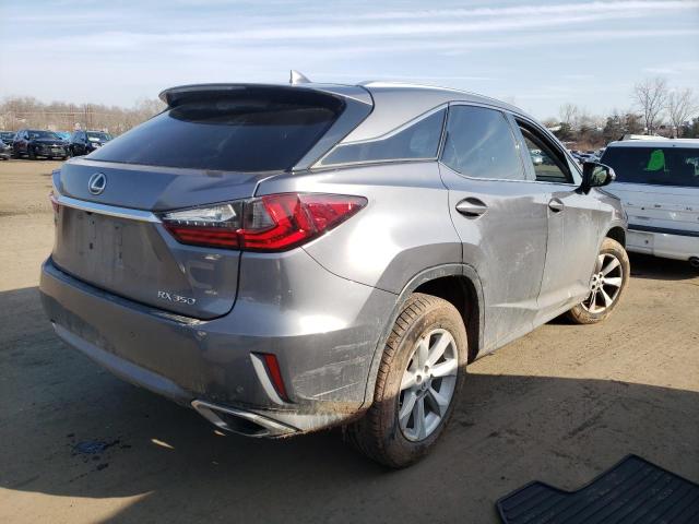 2T2BZMCAXHC068880 - 2017 LEXUS RX 350 BASE GRAY photo 4