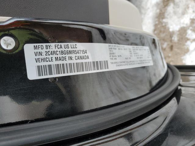 2C4RC1BG6MR547154 - 2021 CHRYSLER PACIFICA TOURING L BLACK photo 13