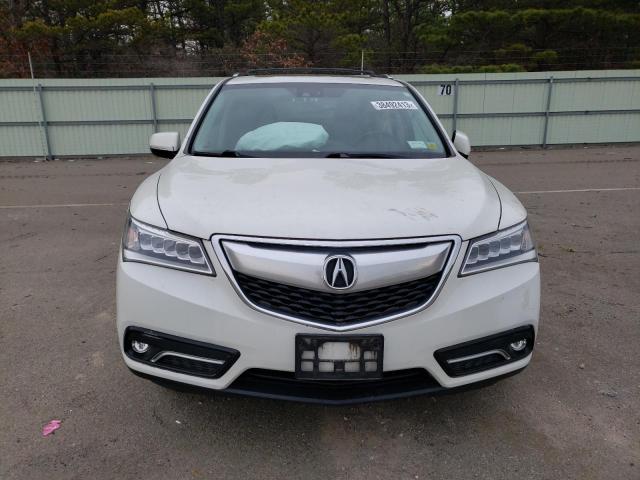 5FRYD4H49EB040445 - 2014 ACURA MDX TECHNOLOGY WHITE photo 5