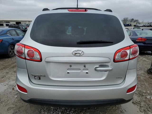 5XYZGDAB8CG144565 - 2012 HYUNDAI SANTA FE GLS SILVER photo 6