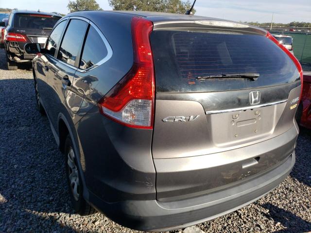 2HKRM4H32EH688241 - 2014 HONDA CR-V LX GRAY photo 2