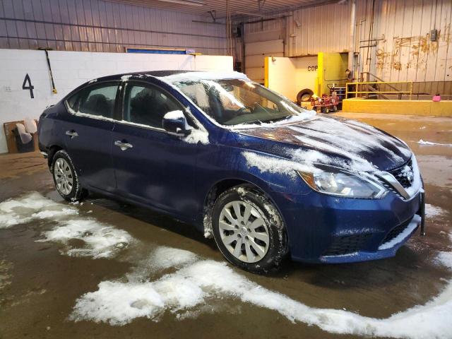 3N1AB7AP7HY337885 - 2017 NISSAN SENTRA S BLUE photo 4