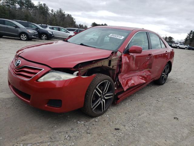 4T4BF3EK4AR037230 - 2010 TOYOTA CAMRY SEDA BASE RED photo 1