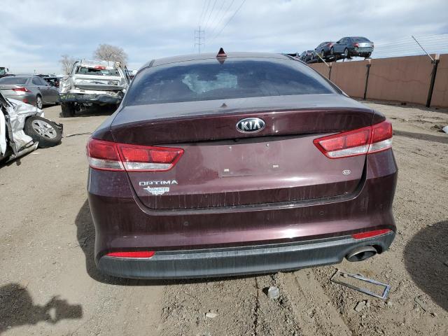 5XXGT4L35JG271462 - 2018 KIA OPTIMA LX BURGUNDY photo 6