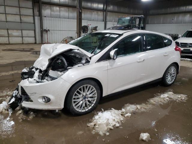 1FADP3N27EL398960 - 2014 FORD FOCUS TITANIUM WHITE photo 1