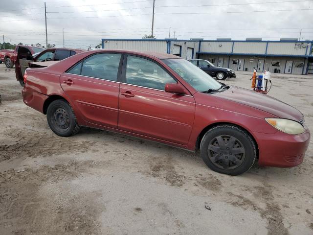 4T1BE32K76U154485 - 2006 TOYOTA CAMRY LE RED photo 4