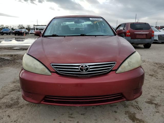 4T1BE32K76U154485 - 2006 TOYOTA CAMRY LE RED photo 5