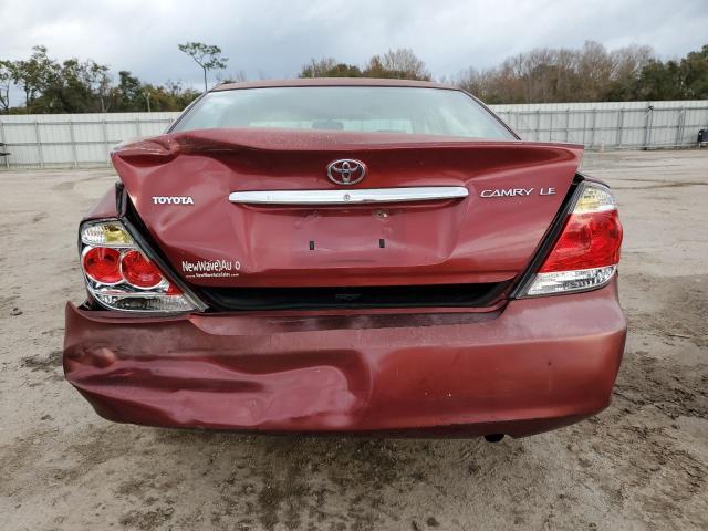 4T1BE32K76U154485 - 2006 TOYOTA CAMRY LE RED photo 6