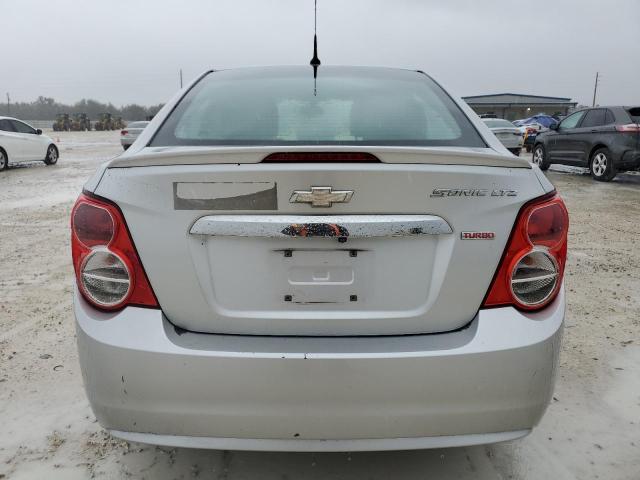 1G1JE5SB7E4176392 - 2014 CHEVROLET SONIC LTZ SILVER photo 6